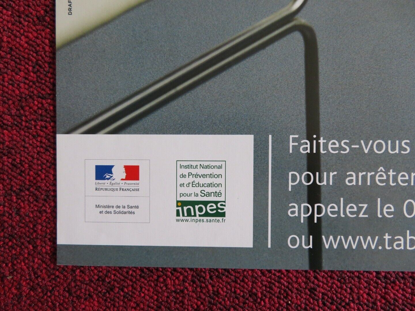 FRENCH MINISTRY OF HEALTH NO SMOKING POSTER (16"x 24") - Rendezvous Cinema