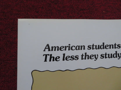 FRENCH POSTCARDS FOLDED US ONE SHEET POSTER MILES CHAPIN BLANCHE BAKER 1979 Rendezvous Cinema Movie posters