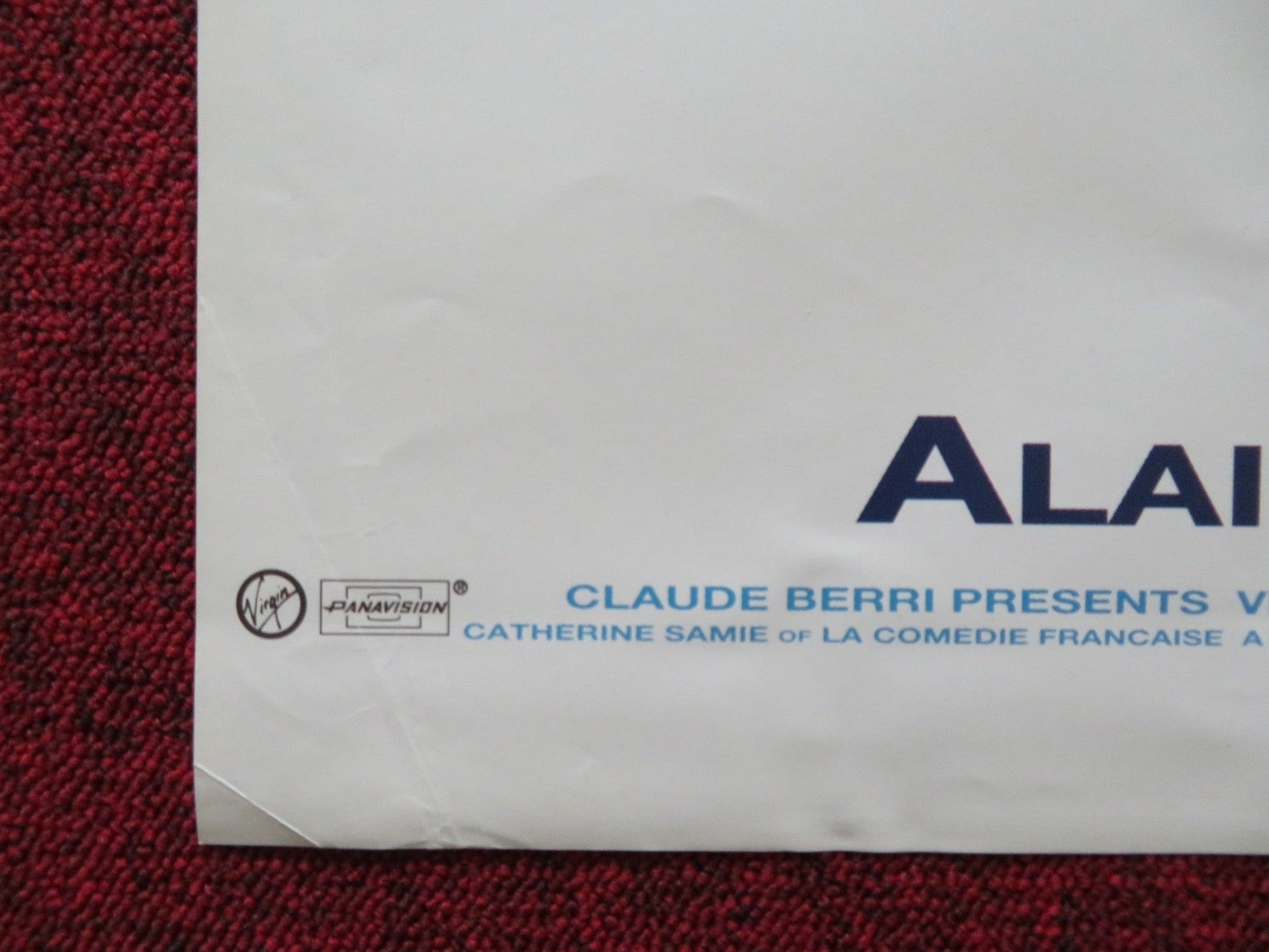 FRENCH TWIST UK QUAD POSTER FOLDED ALAIN CHABAT VICTORIA ABRIL 1995 Rendezvous Cinema Movie posters