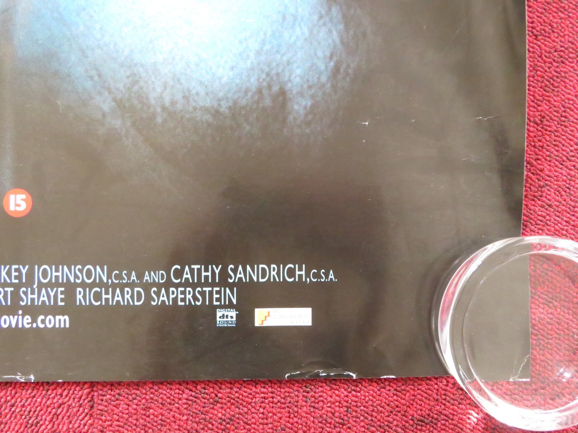 FREQUENCY UK QUAD (30"x 40") ROLLED POSTER DENNIS QUAID JIM CAVIEZEL 2000 Rendezvous Cinema Movie posters