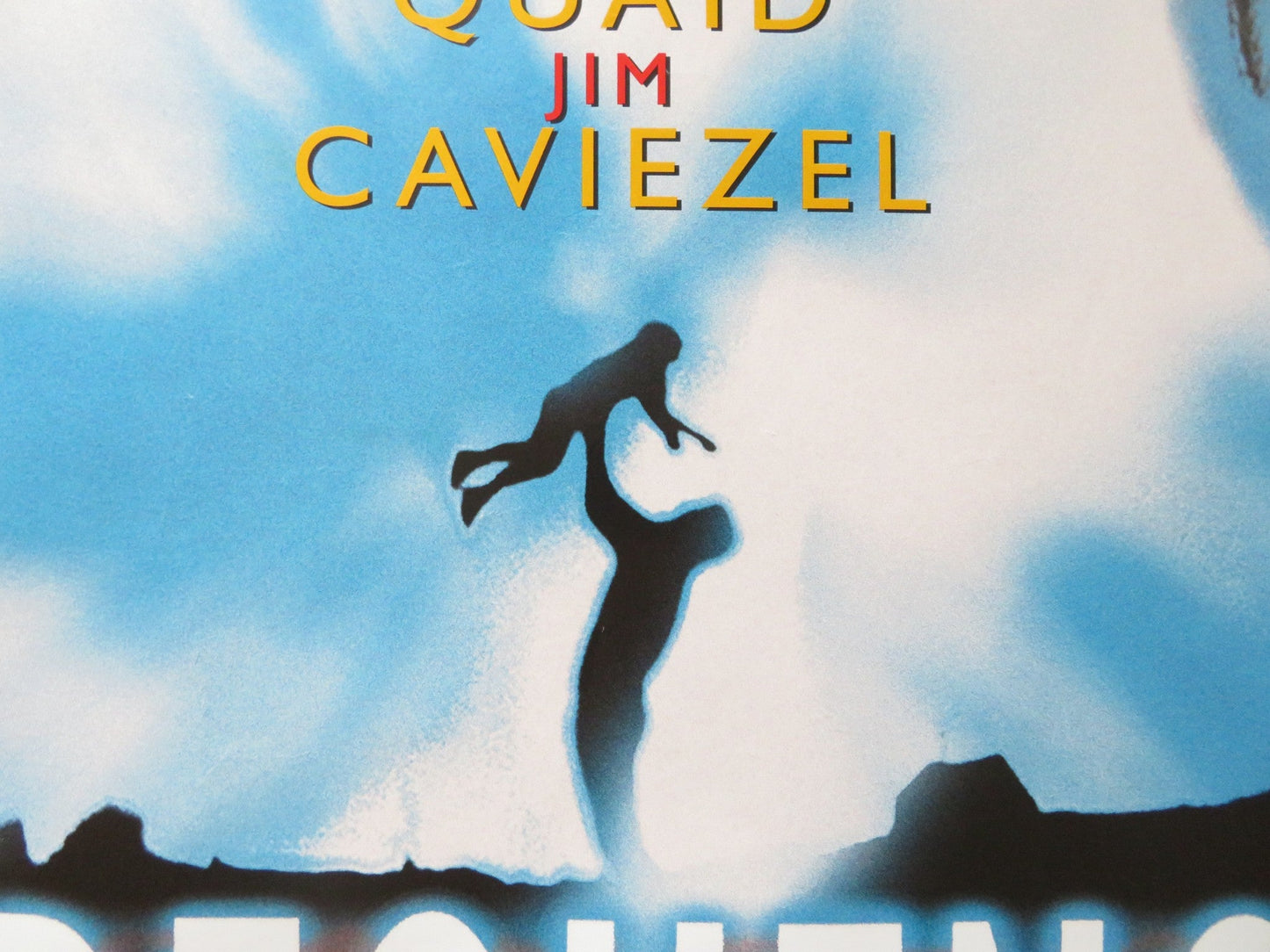 FREQUENCY UK QUAD (30"x 40") ROLLED POSTER DENNIS QUAID JIM CAVIEZEL 2000 Rendezvous Cinema Movie posters