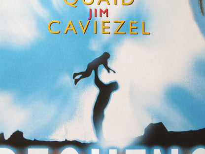 FREQUENCY UK QUAD (30"x 40") ROLLED POSTER DENNIS QUAID JIM CAVIEZEL 2000 Rendezvous Cinema Movie posters