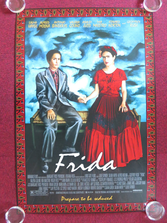 FRIDA US ONE SHEET ROLLED POSTER SALMA HAYEK ALFRED MOLINA 2002 Rendezvous Cinema Movie posters