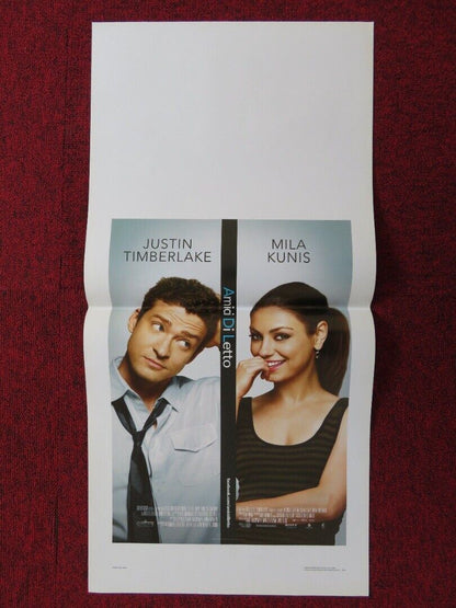 FRIENDS WITH BENEFITS ITALIAN LOCANDINA (27.5"x13") POSTER JUSTIN TIMBERLAKE '11 - Rendezvous Cinema