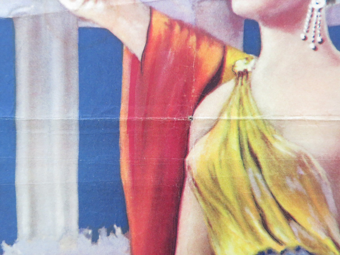 FRINE, CORTIGIANA D'ORIENTE BELGIUM POSTER ELENA KLEUS PIERRE CRESSOY 1953 Rendezvous Cinema Movie posters