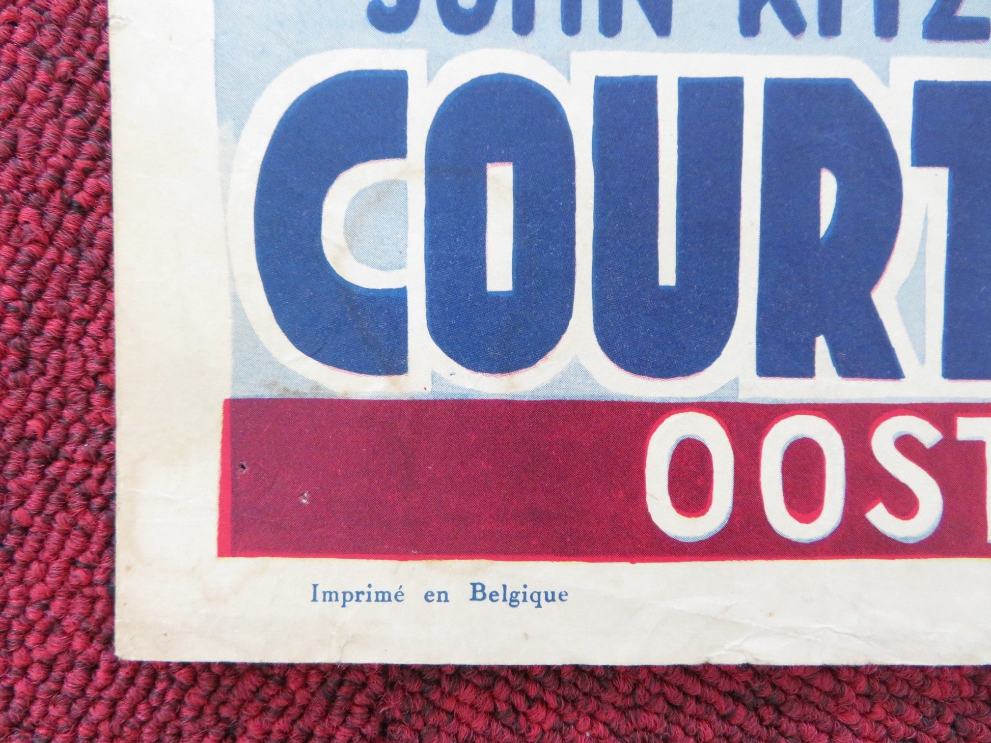 FRINE, CORTIGIANA D'ORIENTE BELGIUM POSTER ELENA KLEUS PIERRE CRESSOY 1953 Rendezvous Cinema Movie posters