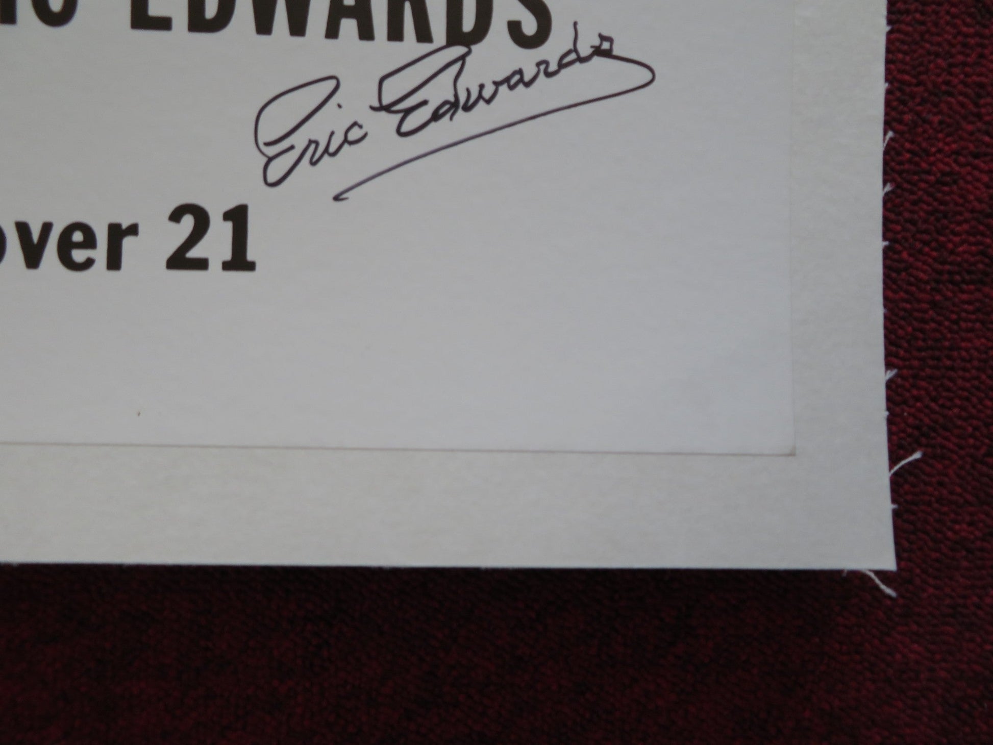 FRINGE BENEFITS - SIGNED - LINEN BACKED US 25" X 38" ROLLED POSTER G.SPELVIN 1974 Rendezvous Cinema Movie posters