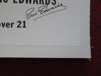 FRINGE BENEFITS - SIGNED - LINEN BACKED US 25" X 38" ROLLED POSTER G.SPELVIN 1974 Rendezvous Cinema Movie posters