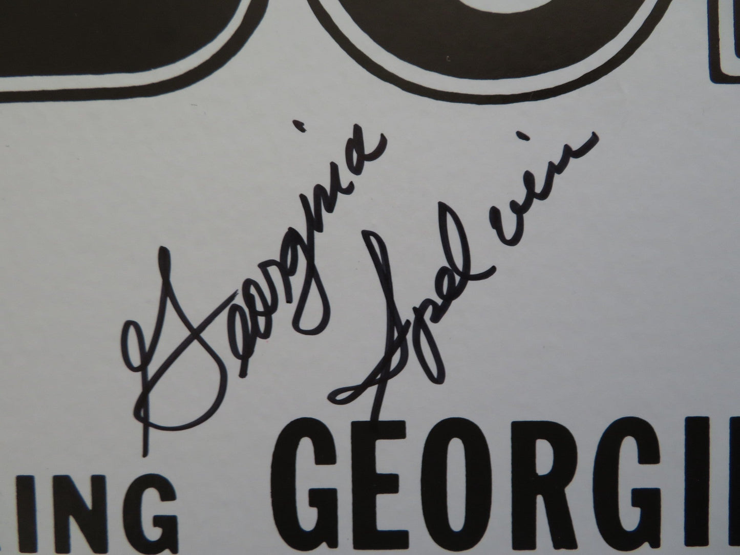 FRINGE BENEFITS - SIGNED - LINEN BACKED US 25" X 38" ROLLED POSTER G.SPELVIN 1974 Rendezvous Cinema Movie posters
