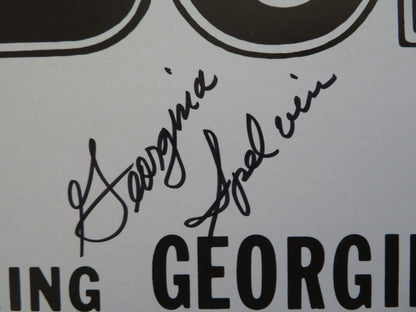 FRINGE BENEFITS - SIGNED - LINEN BACKED US 25" X 38" ROLLED POSTER G.SPELVIN 1974 Rendezvous Cinema Movie posters