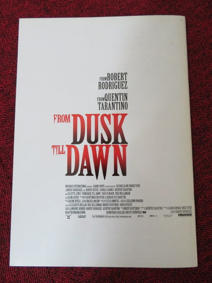 FROM DUSK TILL DAWN JAPANESE BROCHURE / PRESS BOOK TARANTINO CLOONEY KEITEL 96 Rendezvous Cinema Movie posters