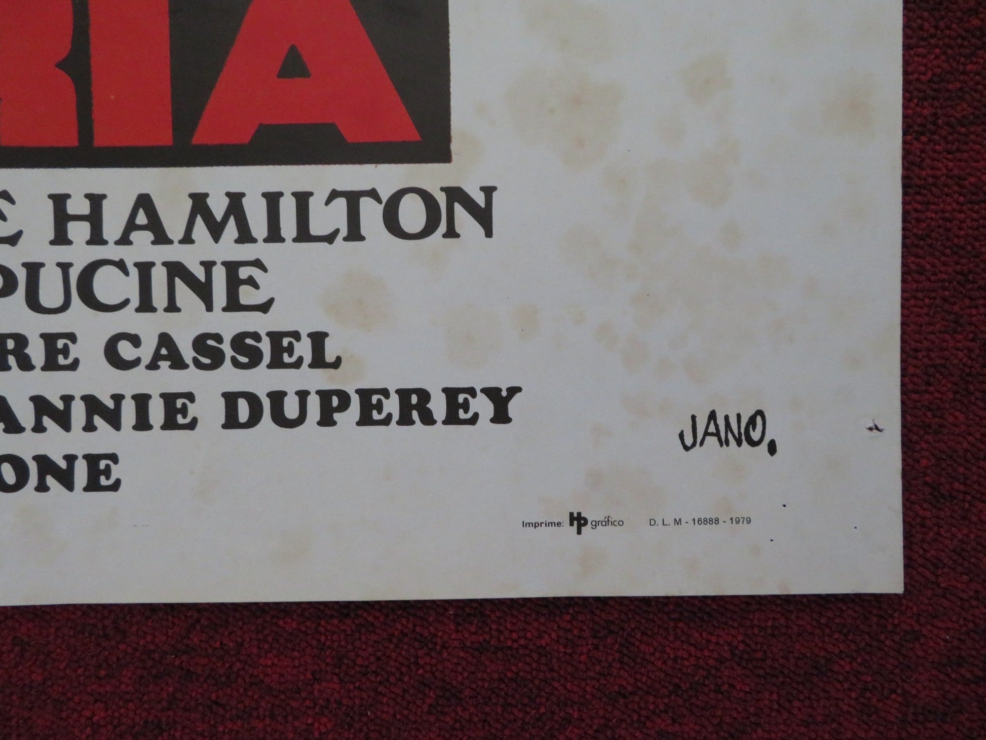 FROM HELL TO VICTORY SPANISH POSTER GEORGE PEPPARD GEORGE HAMILTON 1979 Rendezvous Cinema Movie posters