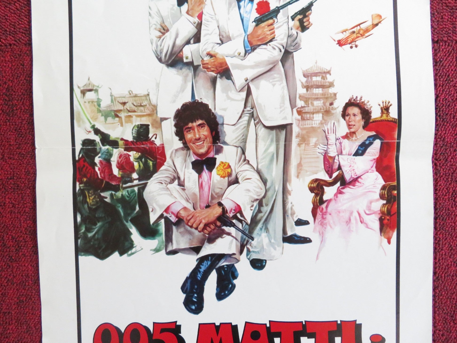 FROM HONG KONG WITH LOVE ITALIAN LOCANDINA POSTER M. ROONEY CLIFTON JAMES 1976 Rendezvous Cinema Movie posters