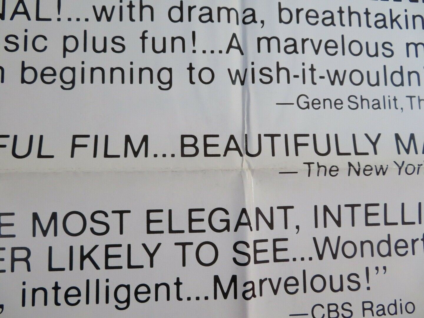 FROM MAO TO MOZARTS: ISSAC STERN IN CHINA ONE SHEET(27 x 41)POSTER MURRAY LERNER Movie posters