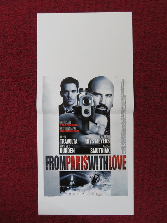 FROM PARIS WITH LOVE ITALIAN LOCANDINA POSTER JOHN TRAVOLTA J. RHYS MEYERS 2010 Rendezvous Cinema Movie posters