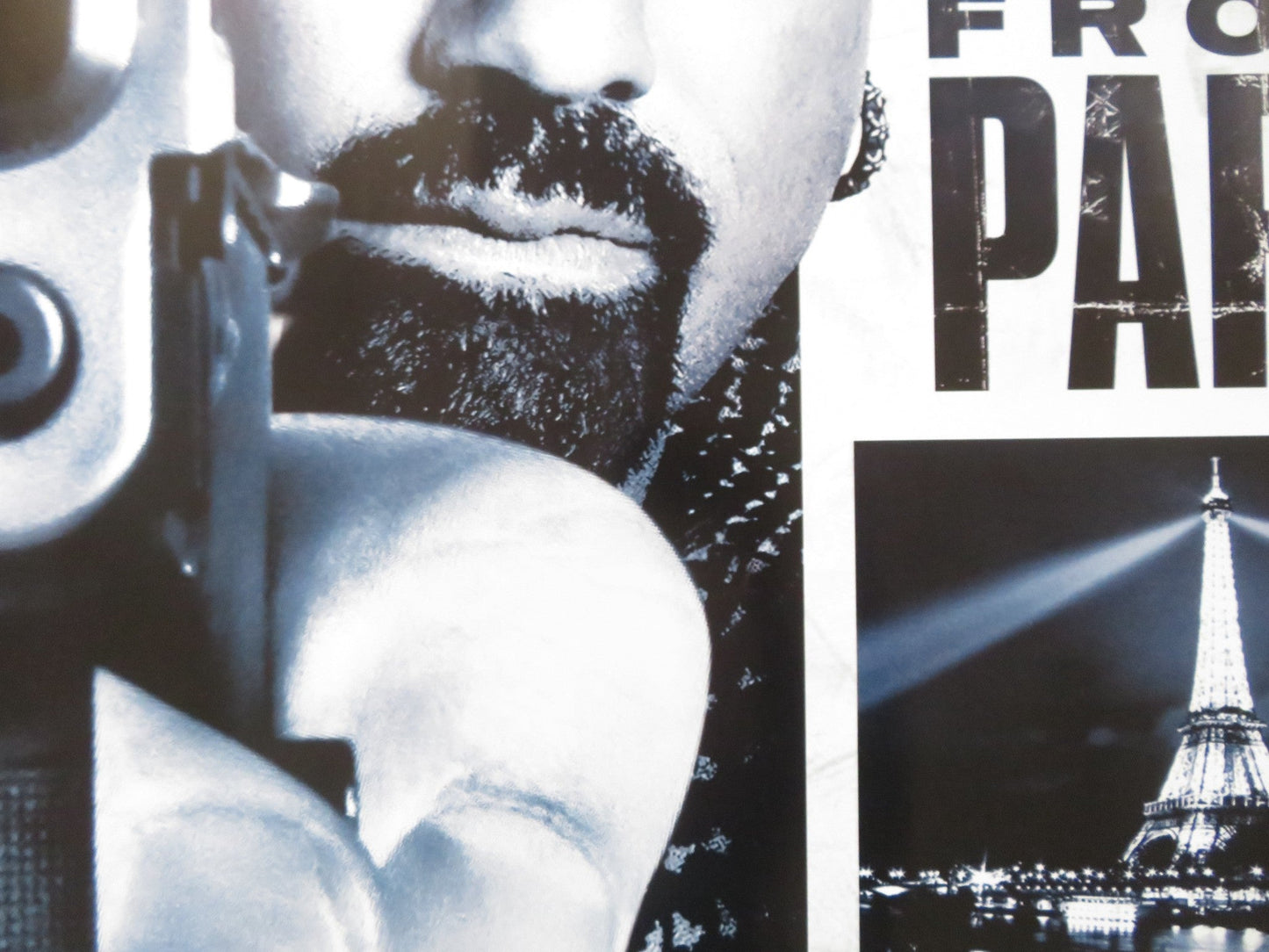 FROM PARIS WITH LOVE UK QUAD (30"x 40") ROLLED POSTER JOHN TRAVOLTA 2010 Rendezvous Cinema Movie posters