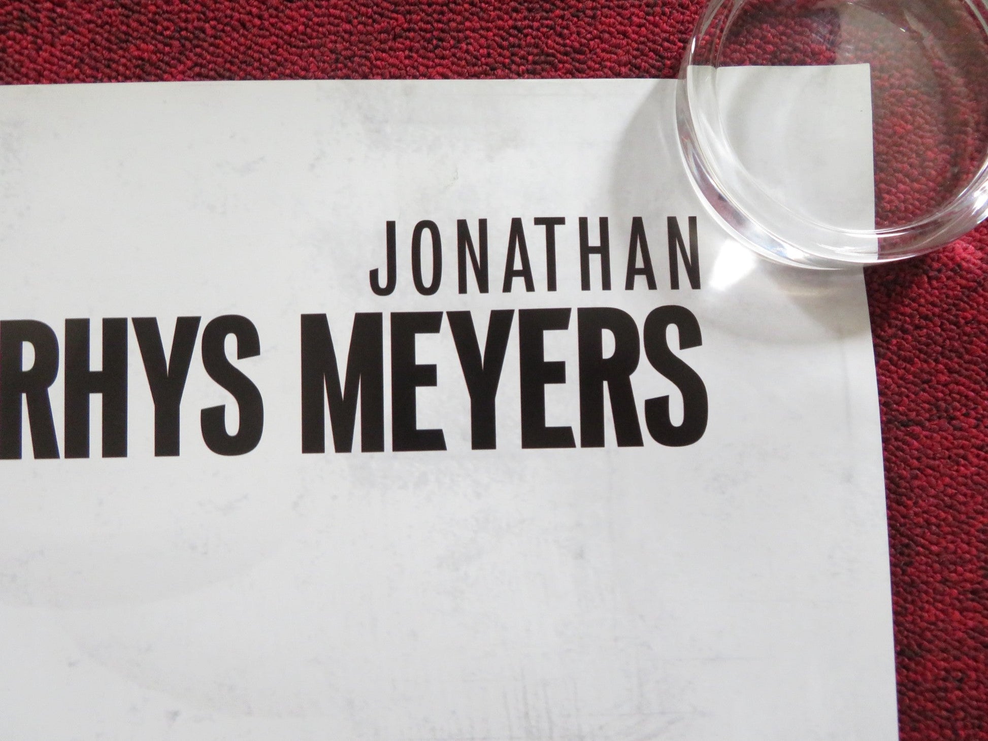 FROM PARIS WITH LOVE UK QUAD (30"x 40") ROLLED POSTER JOHN TRAVOLTA 2010 Rendezvous Cinema Movie posters