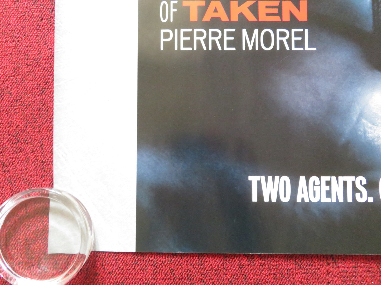 FROM PARIS WITH LOVE UK QUAD (30"x 40") ROLLED POSTER JOHN TRAVOLTA 2010 Rendezvous Cinema Movie posters