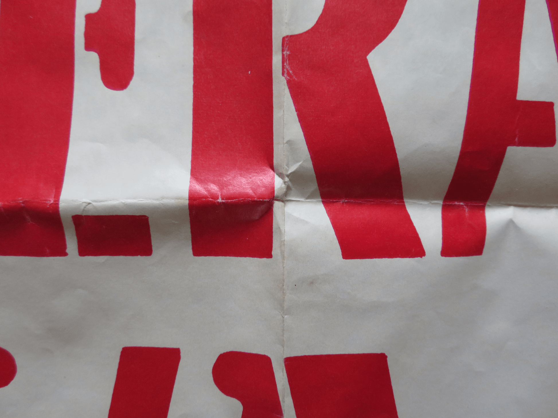 FRONTERA BRAVA FOLDED MEXICAN POSTER JORGE RIVERO JUAN MIRANDA 1980 Rendezvous Cinema Movie posters