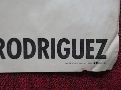 FRONTERA BRAVA FOLDED MEXICAN POSTER JORGE RIVERO JUAN MIRANDA 1980 Rendezvous Cinema Movie posters