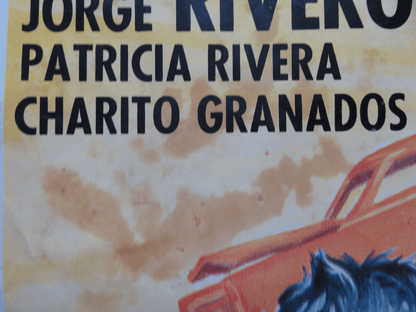 FRONTERA BRAVA FOLDED MEXICAN POSTER JORGE RIVERO JUAN MIRANDA 1980 Rendezvous Cinema Movie posters