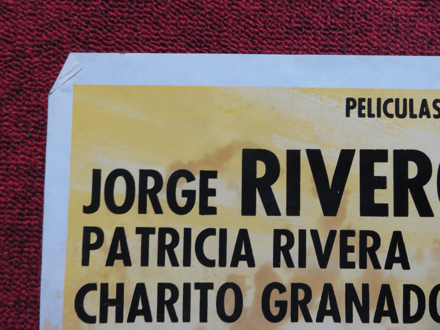 FRONTERA BRAVA FOLDED MEXICAN POSTER JORGE RIVERO JUAN MIRANDA 1980 Rendezvous Cinema Movie posters