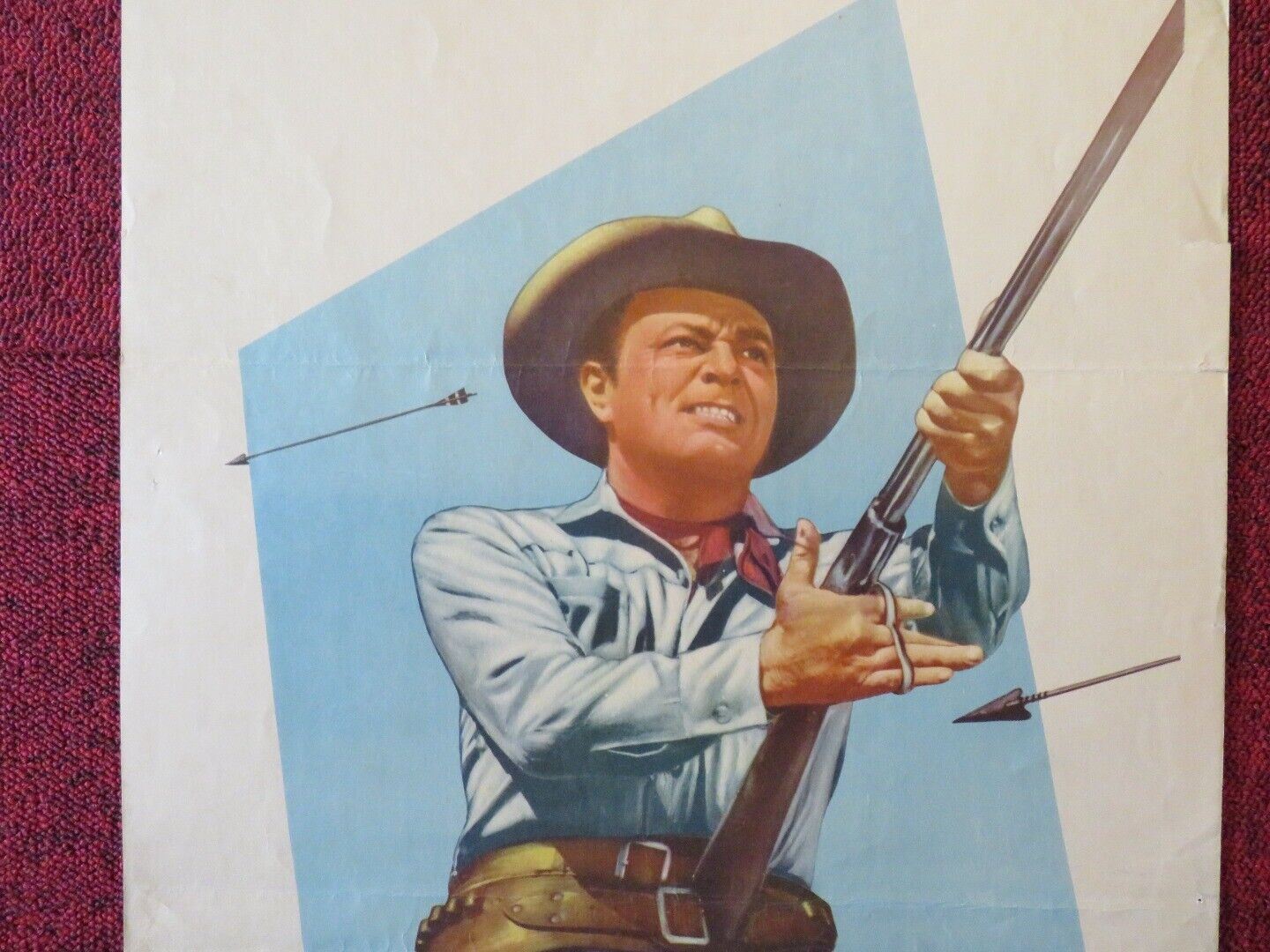 FRONTIER SCOUT US INSERT (14"x 36") POSTERTONY MARTIN PEGGY CASTLE 1956 Movie posters