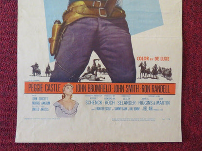 FRONTIER SCOUT US INSERT (14"x 36") POSTERTONY MARTIN PEGGY CASTLE 1956 Movie posters