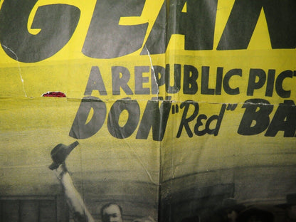 FRONTIER VENGEANCE FOLDED US ONE SHEET POSTER BETTY MORAN YAKIMA CANUTT 1940 Movie posters