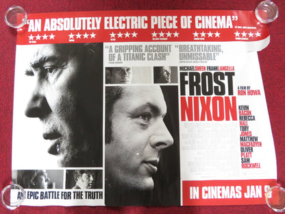 FROST/NIXON - B UK QUAD ROLLED POSTER MICHAEL SHEEN FRANK LANGELLA 2008 Rendezvous Cinema Movie posters