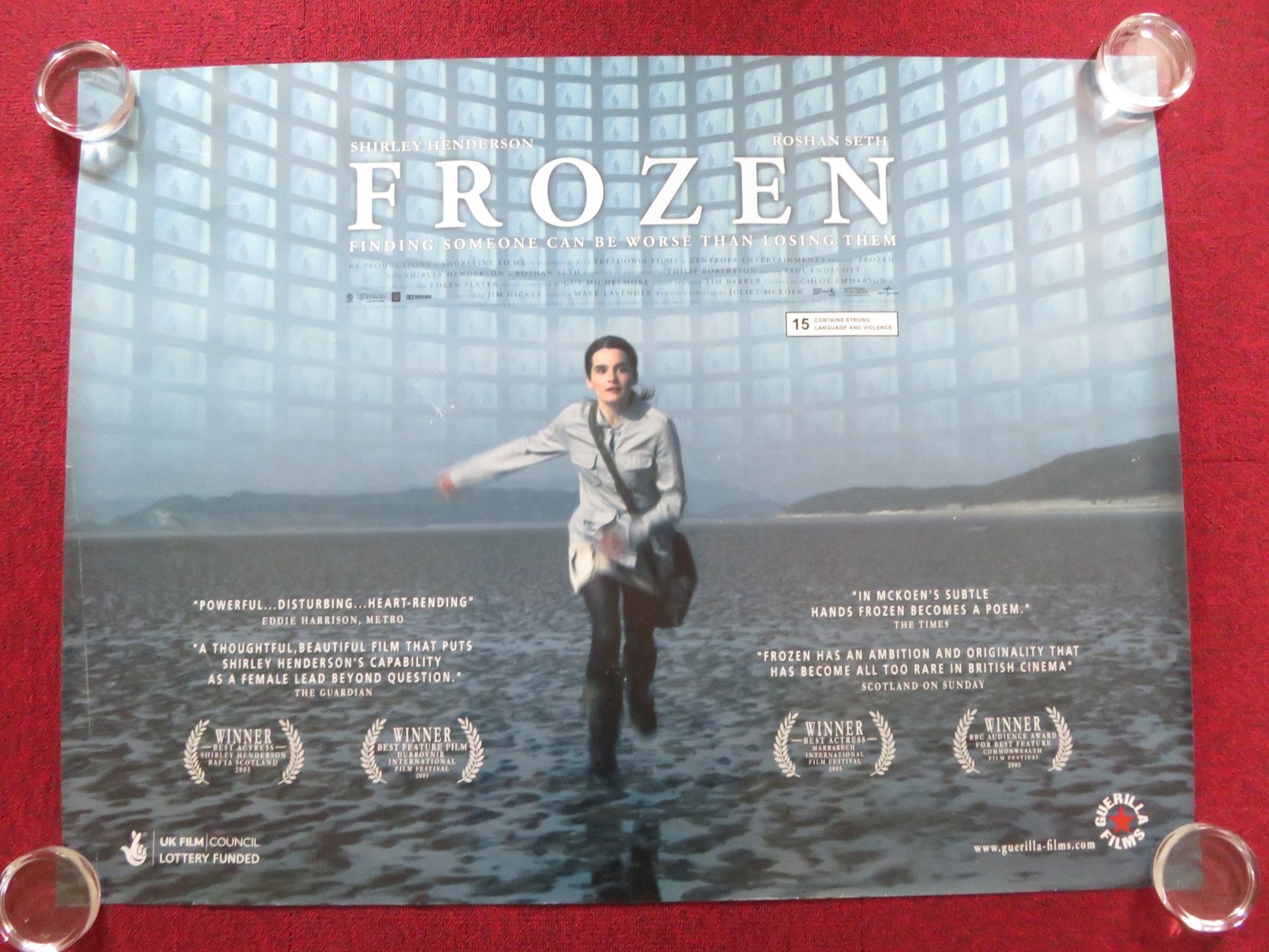 FROZEN UK QUAD (30"x 40") ROLLED POSTER SHIRLEY HENDERSON ROSHAN SETH 2005 Rendezvous Cinema Movie posters
