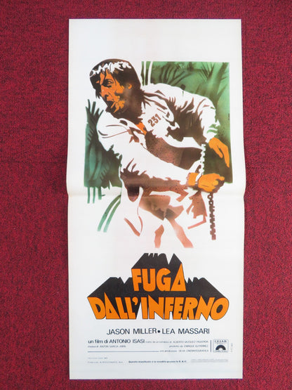 FUGA DALL'INFERNO ITALIAN LOCANDINA POSTER JASON MILLER LEA MASSARI 1980 Rendezvous Cinema Movie posters