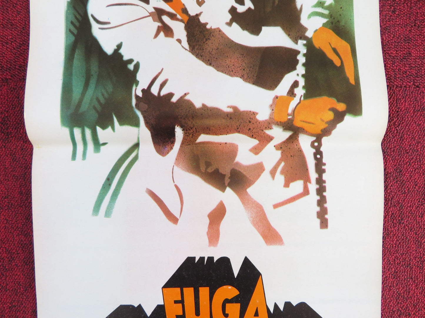 FUGA DALL'INFERNO ITALIAN LOCANDINA POSTER JASON MILLER LEA MASSARI 1980 Rendezvous Cinema Movie posters