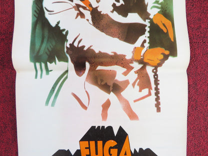 FUGA DALL'INFERNO ITALIAN LOCANDINA POSTER JASON MILLER LEA MASSARI 1980 Rendezvous Cinema Movie posters