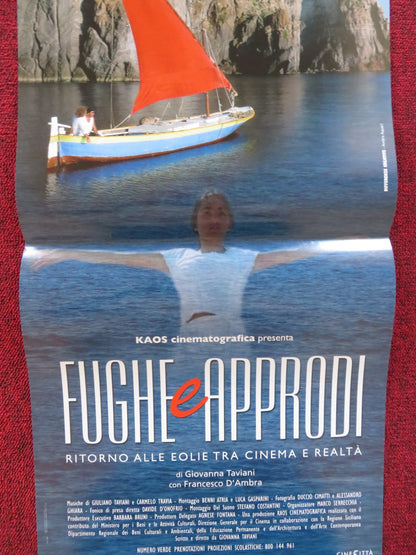 FUGHE E APPRODI ITALIAN LOCANDINA POSTER GIOVANNA TAVIANI 2010 Rendezvous Cinema Movie posters