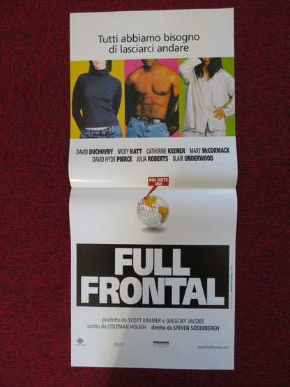 FULL FRONTAL ITALIAN LOCANDINA POSTER DAVID DUCHOVNY NICKY KATT 2002 Rendezvous Cinema Movie posters