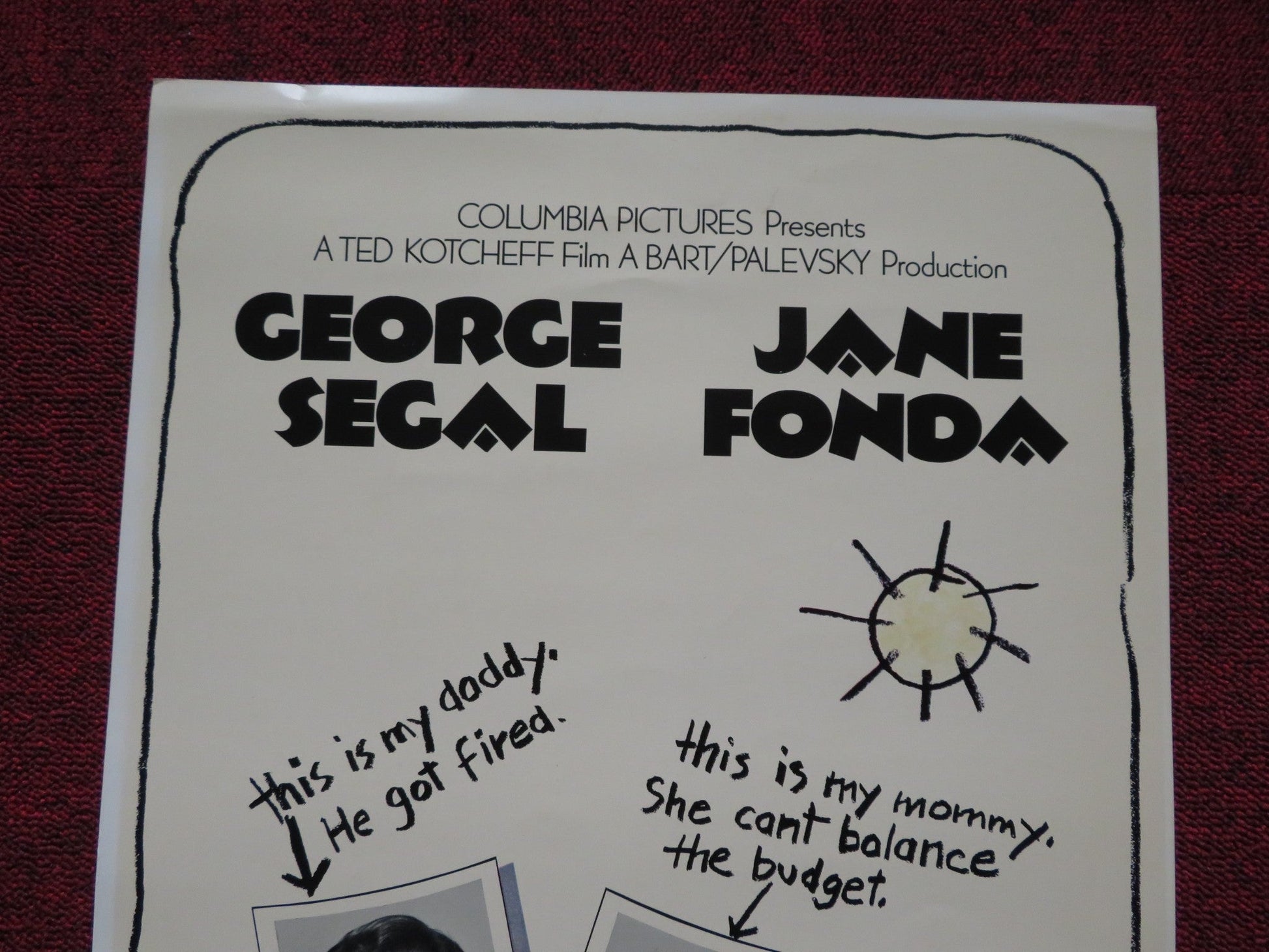 FUN WITH DICK AND JANE US INSERT (14"x 36") POSTER GEORGE SEFAL JANE FONDA 1977 Rendezvous Cinema Movie posters