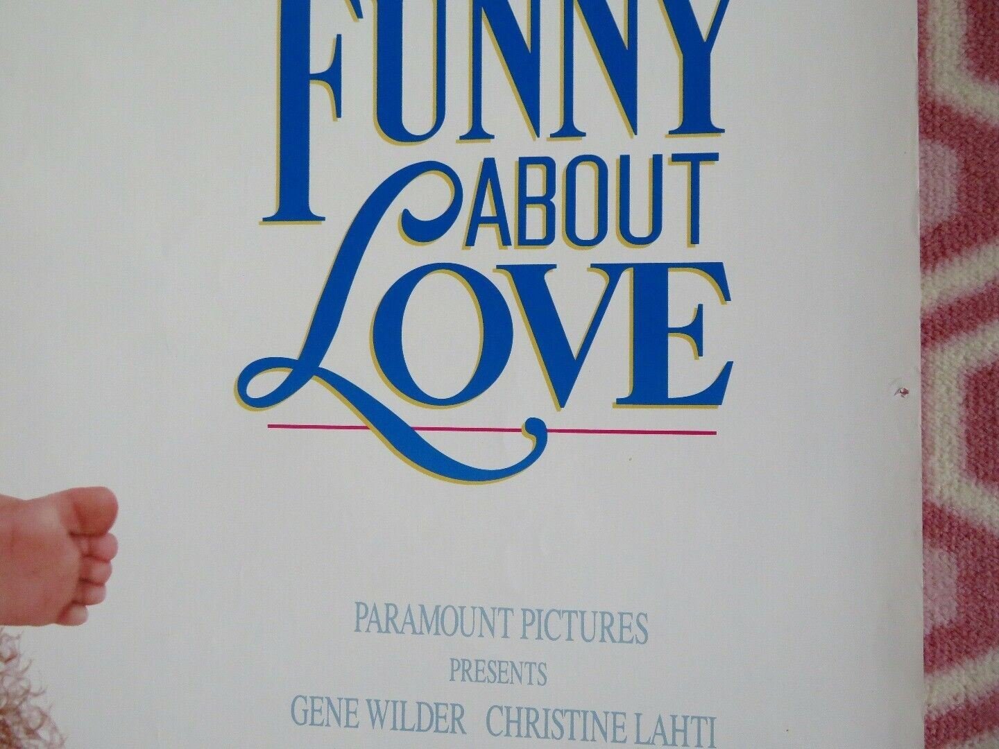 FUNNY ABOUT LOVE US ONE SHEET ROLLED POSTER GENE WILDER 1990 Movie posters