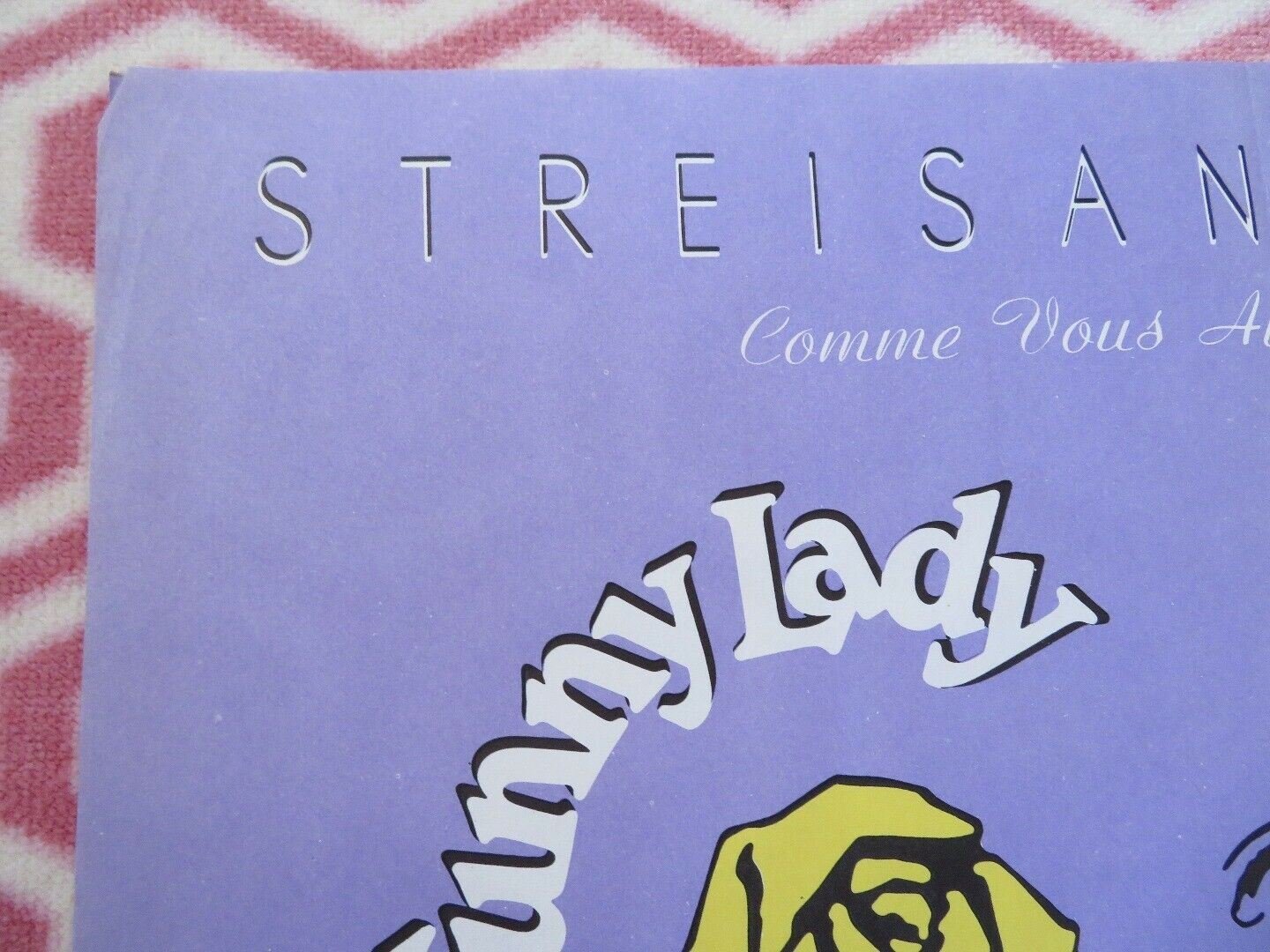 FUNNY LADY FRENCH MOYENNE (30.5"x 22.5") POSTER BARBRA STREISAND JAMES CAAN 1975 Movie posters