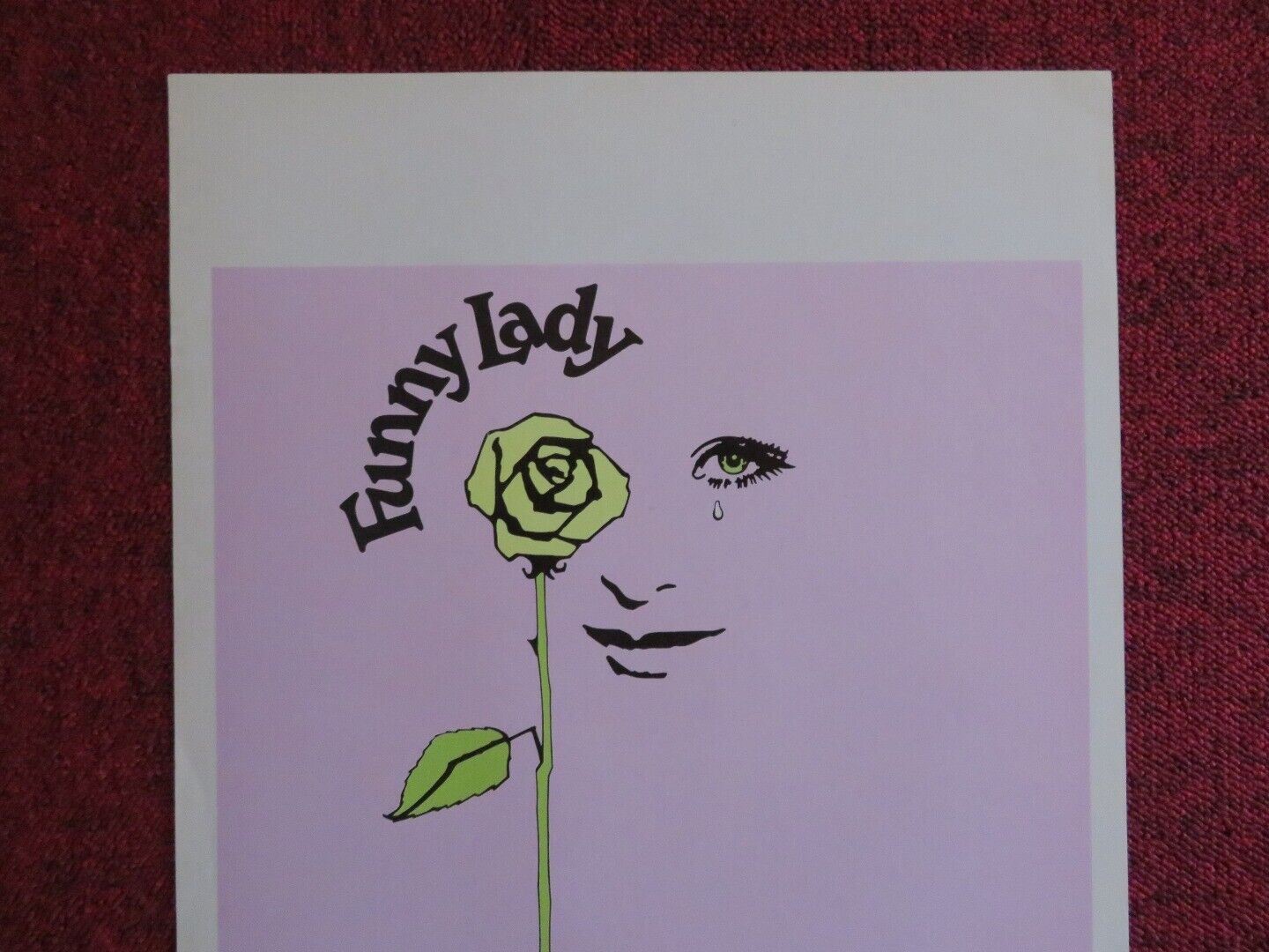 FUNNY LADY ITALIAN LOCANDINA (27.5"x12.5") POSTER BARBRA STREISAND 1975 - Rendezvous Cinema