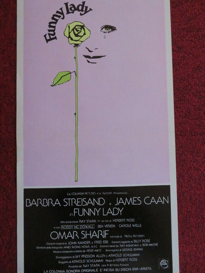 FUNNY LADY ITALIAN LOCANDINA (27.5"x12.5") POSTER BARBRA STREISAND 1975 - Rendezvous Cinema