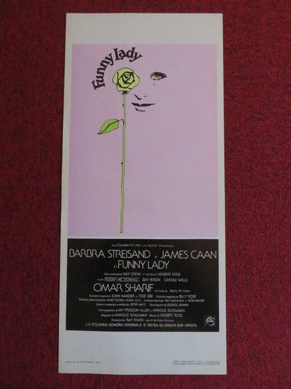 FUNNY LADY ITALIAN LOCANDINA (27.5"x12.5") POSTER BARBRA STREISAND 1975 - Rendezvous Cinema