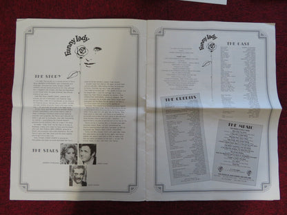 FUNNY LADY UNCUT COLUMBIA PICTURES FOLDED PRESS BOOK STREISAND CAAN 1975 Rendezvous Cinema Movie posters