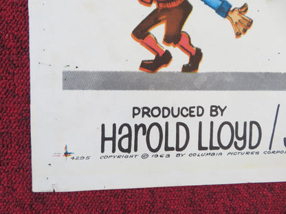 FUNNY SIDE OF LIFE FOLDED US ONE SHEET POSTER HAROLD LLOYD 1963 Rendezvous Cinema Movie posters