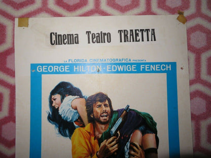 FUORI UNO... SOTTO UN ALTRO ARRIVA... ITALIAN LOCANDINA (27.5"x13") POSTER 1973 Movie posters