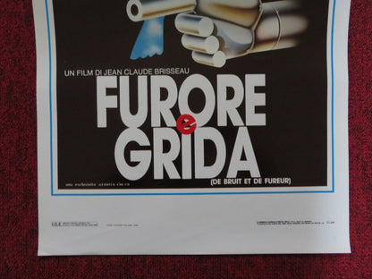 FURORE E GRIDA ITALIAN LOCANDINA POSTER VINCENT GASPERITSCH 1988 Rendezvous Cinema Movie posters