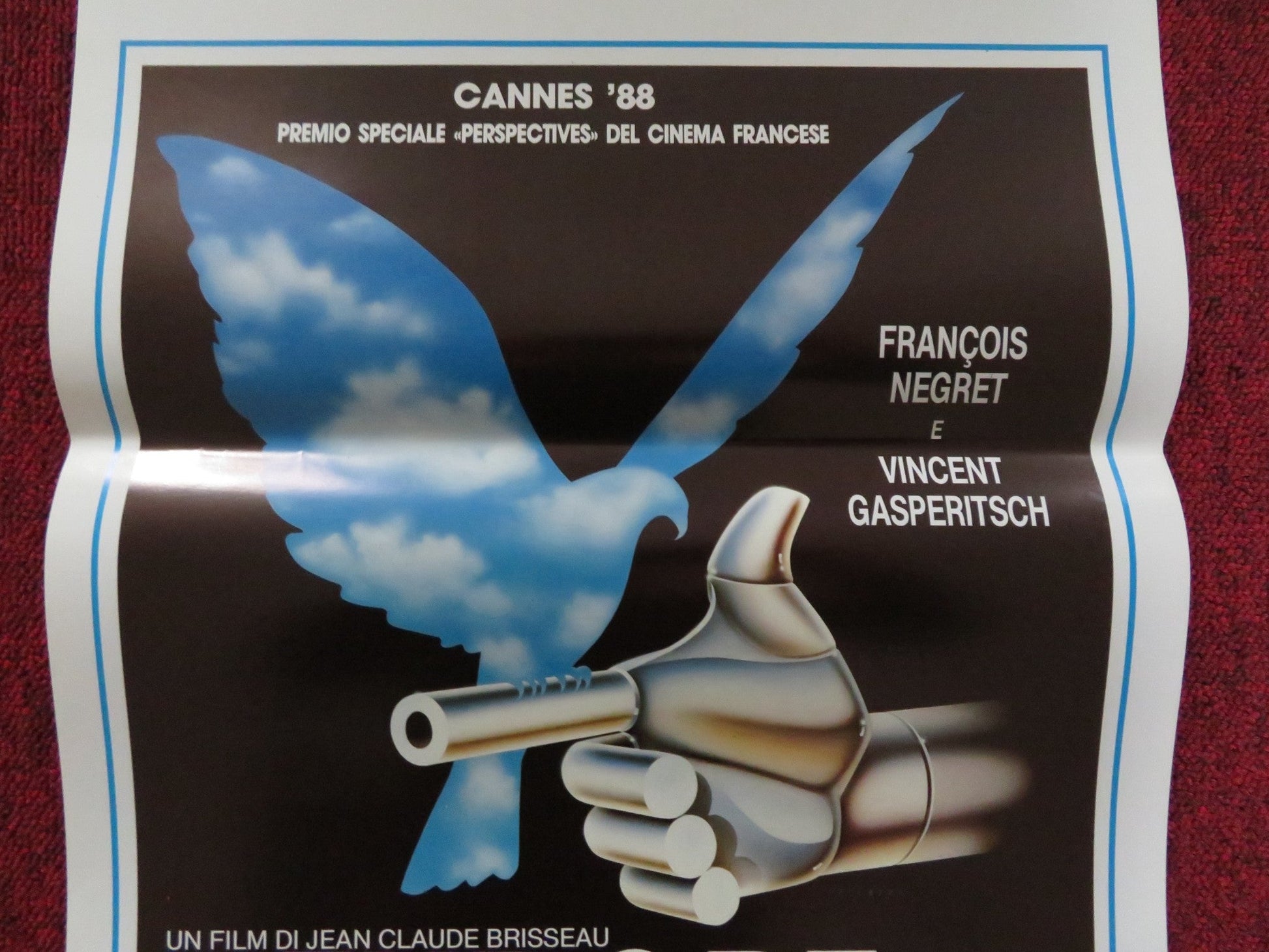FURORE E GRIDA ITALIAN LOCANDINA POSTER VINCENT GASPERITSCH 1988 Rendezvous Cinema Movie posters