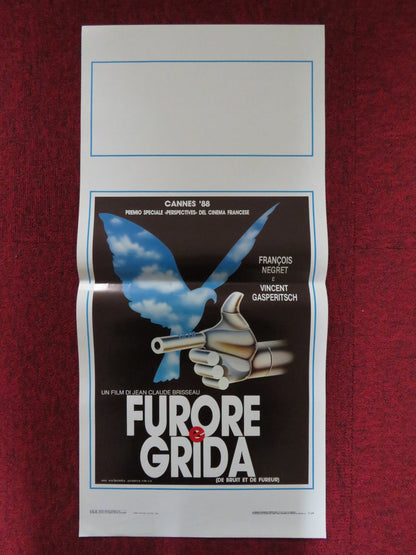 FURORE E GRIDA ITALIAN LOCANDINA POSTER VINCENT GASPERITSCH 1988 Rendezvous Cinema Movie posters