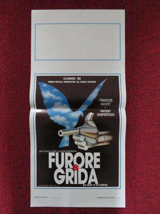 FURORE E GRIDA ITALIAN LOCANDINA POSTER VINCENT GASPERITSCH 1988 Rendezvous Cinema Movie posters