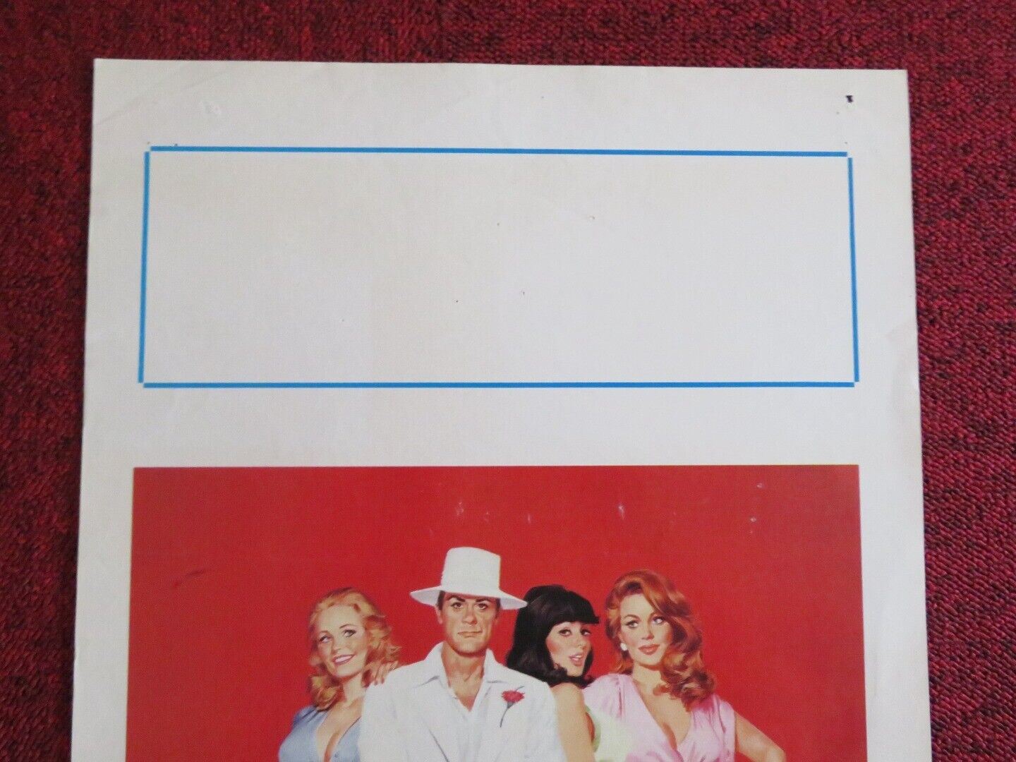 FURTO CONTRO FURTO ITALIAN LOCANDINA (27.5"x13") POSTER TONY CURTIS 1979 Movie posters